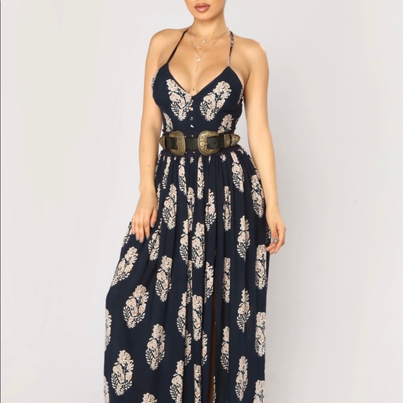 Fashion Nova Summery Maxi Dress L - Picture 2 of 2